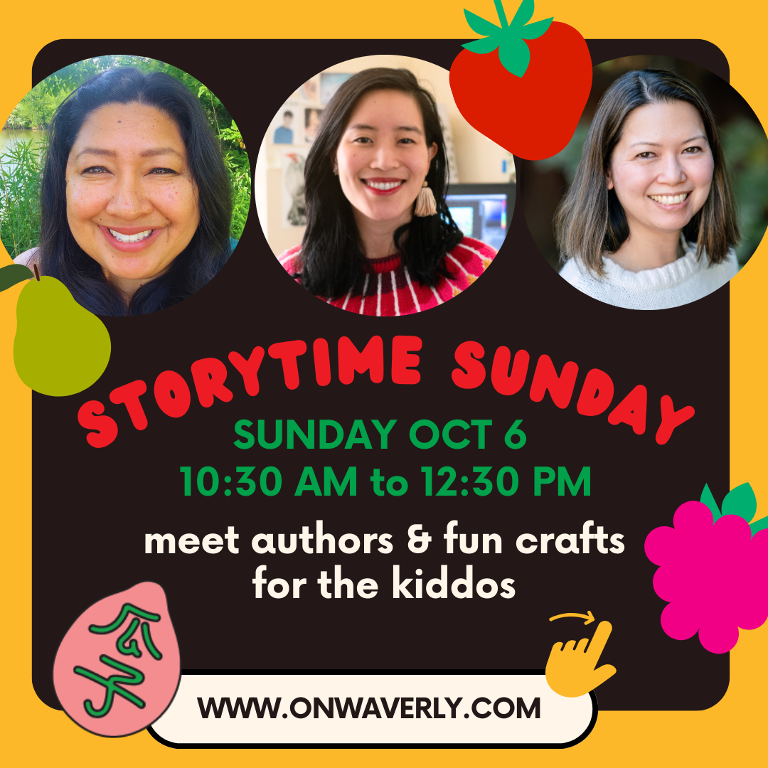 10/6 - Storytime Sunday with Sophie Diao, Faith Kazmi & Vicky Fang