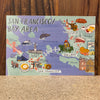 San Francisco Bay Area Map Postcard