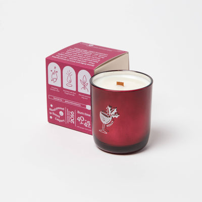 Holly Candle