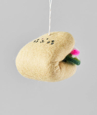 'Bao Bun' Hanging Felt Ornament