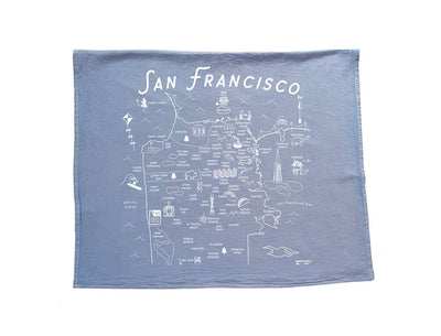 San Francisco Tea Towels: Natural