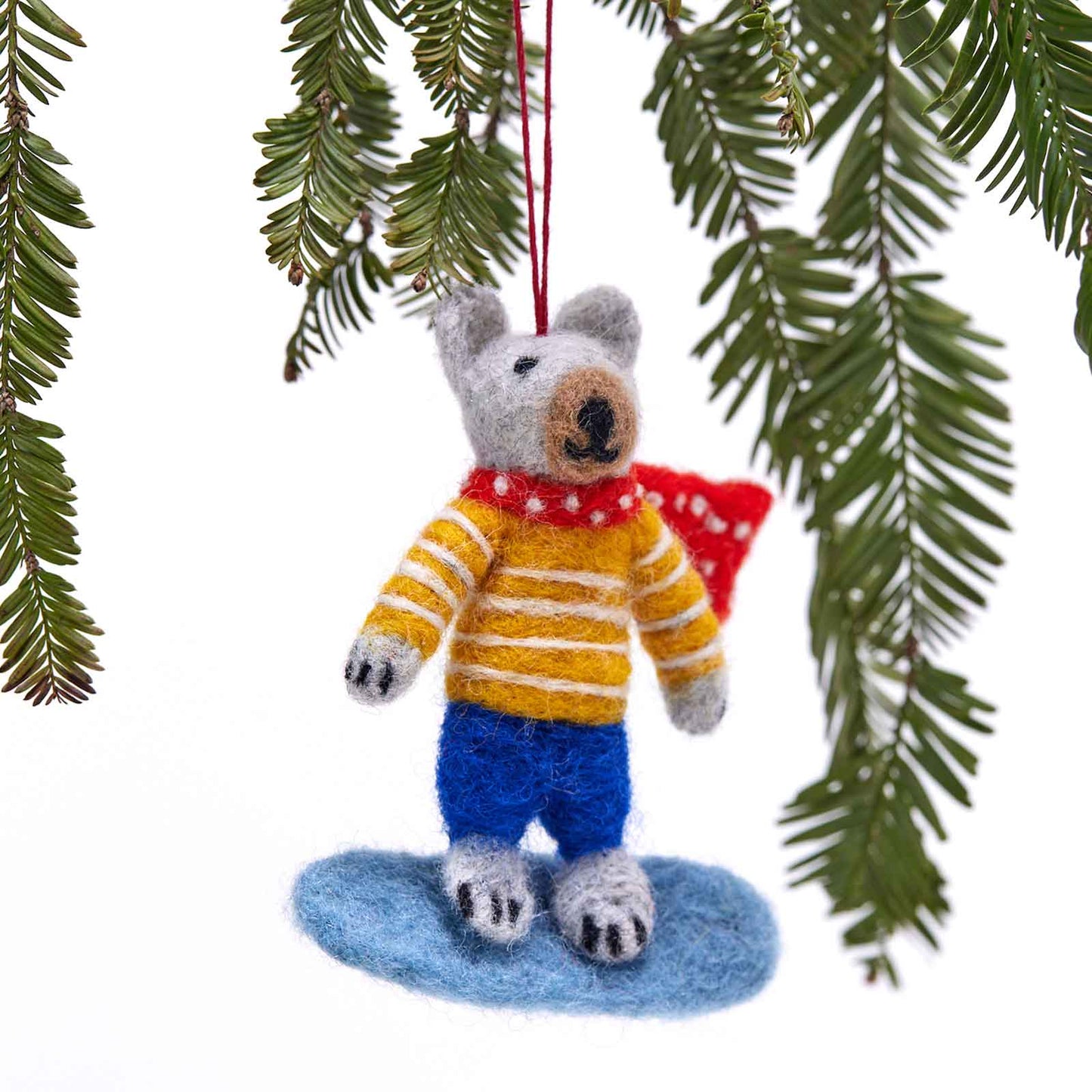 Polar Bear Felt Ornament