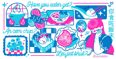 Have you eaten yet? Risograph Print