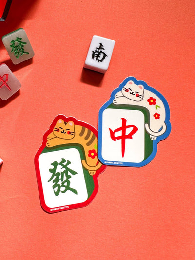 Mahjong Cat Stickers