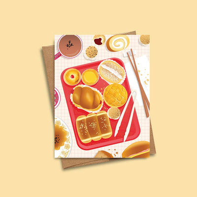 Chinese Bakery Assorted Card Set