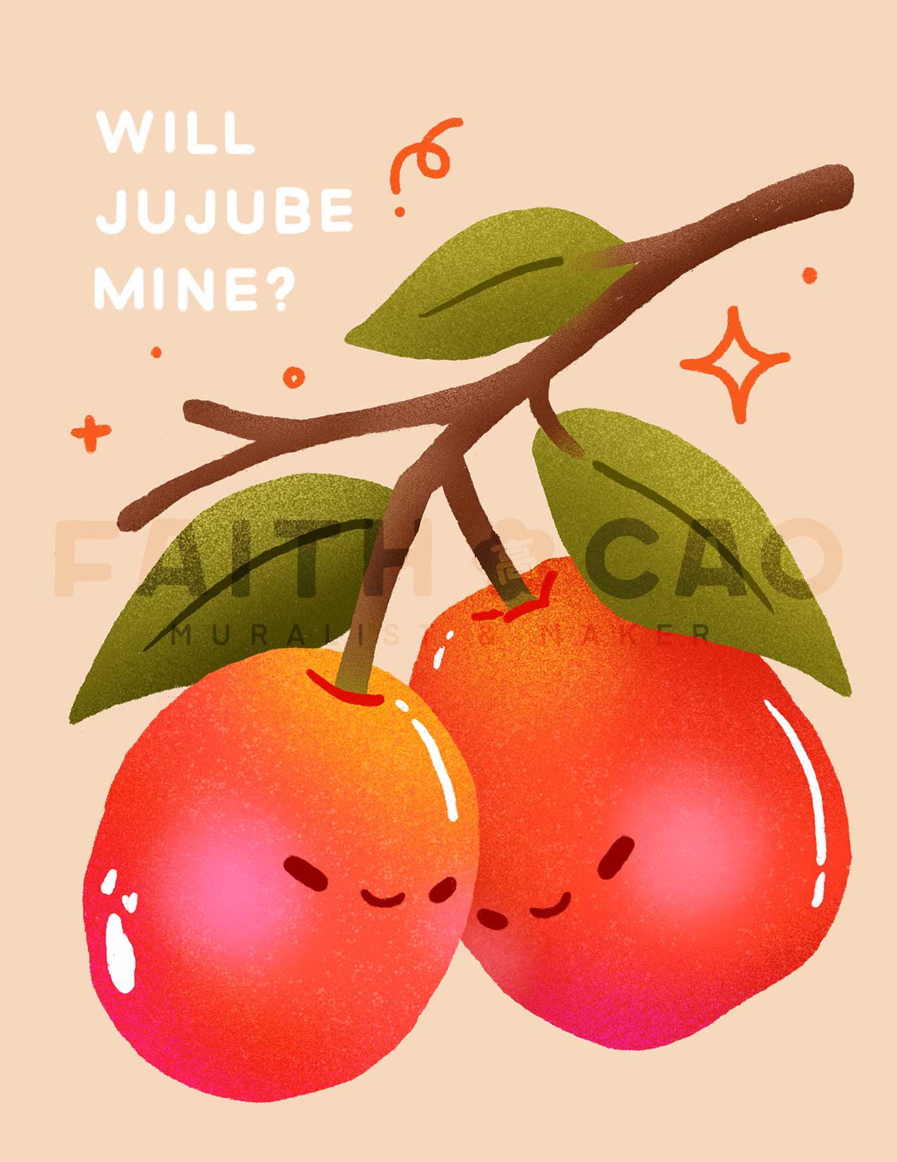 Jujube Love Card