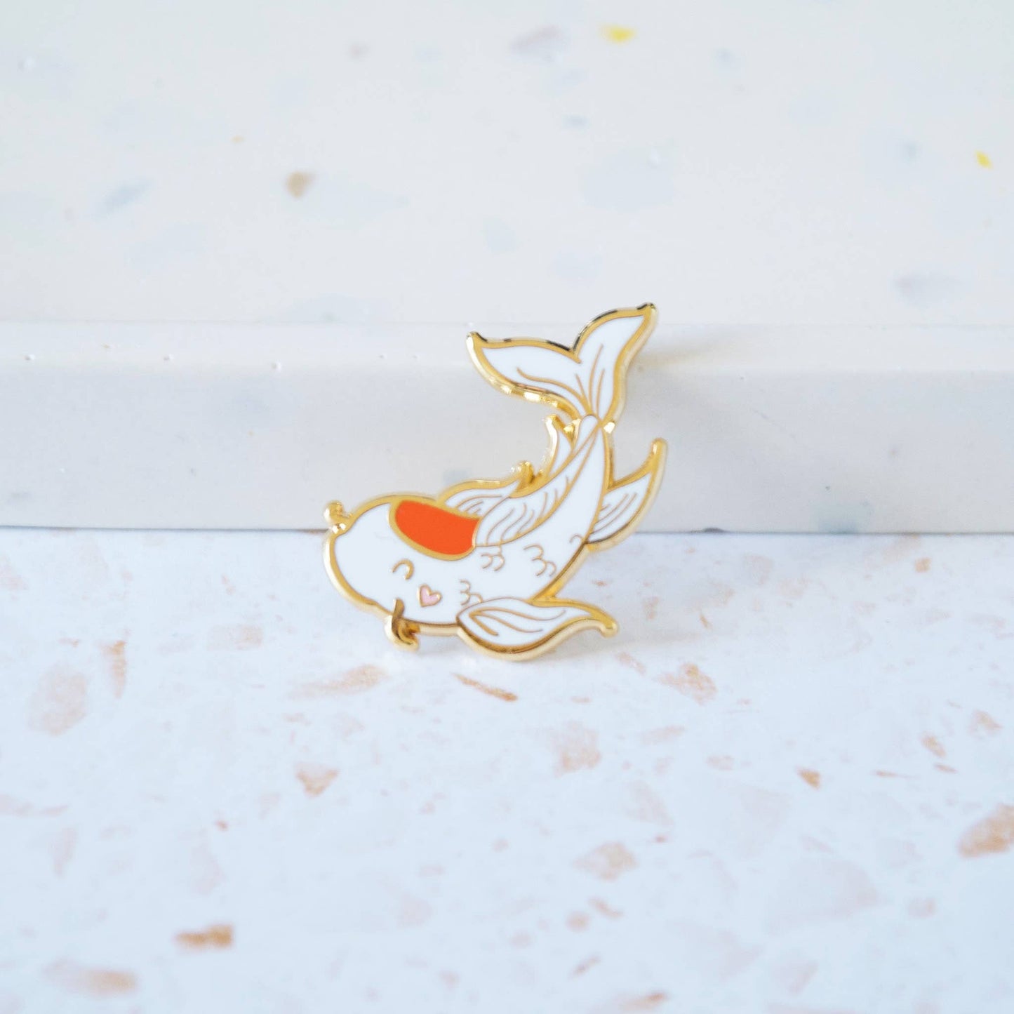 Lucky Koi Fish Enamel Pin