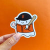 SF Giants Baseball Ghost Sticker