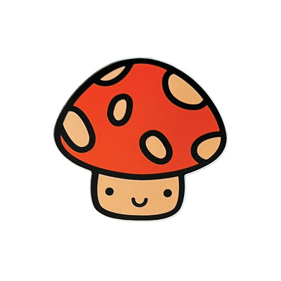 Mushroom Vinyl Sticker