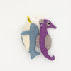 Finger Puppet - Narwhal and Seahorse