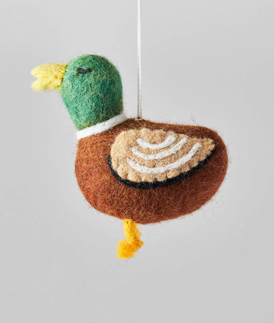 'Duck' Hanging Felt Ornament