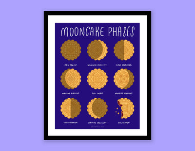 Mooncake Phases Art Print