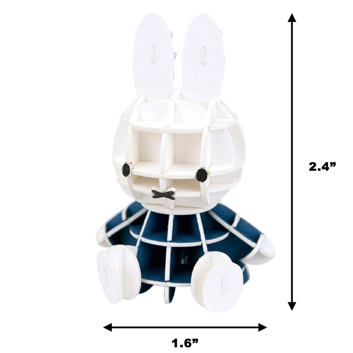 JIGZLE Sitting Miffy 3D Paper Puzzle