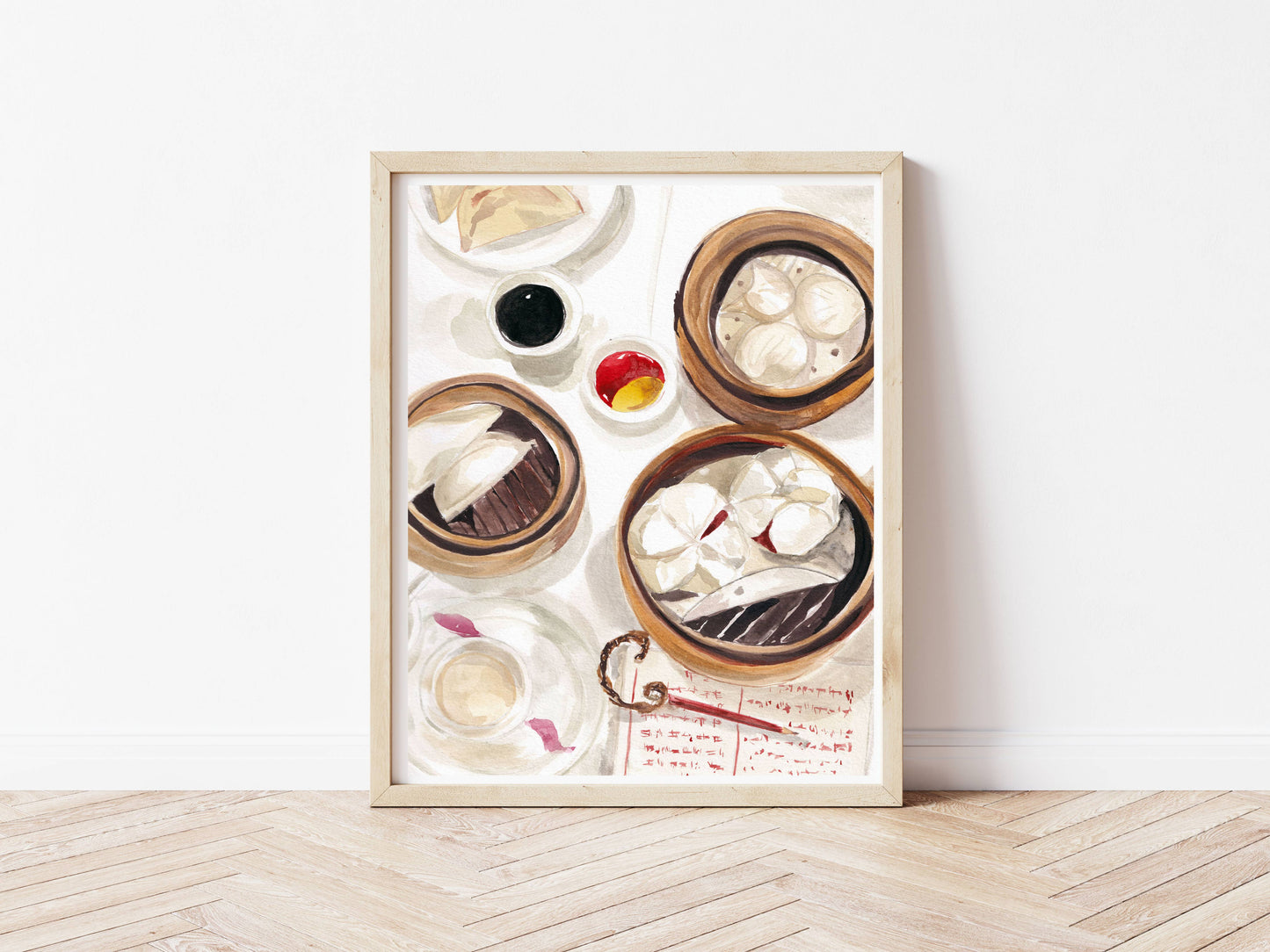 Hong Kong Dim Sum Art Print