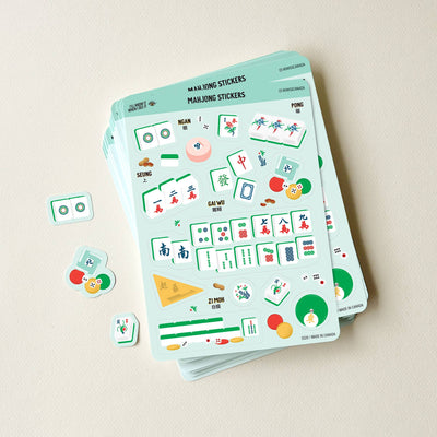 Mahjong Sticker Sheet