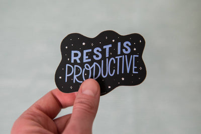 Rest is Productive Vinyl Decal Sticker