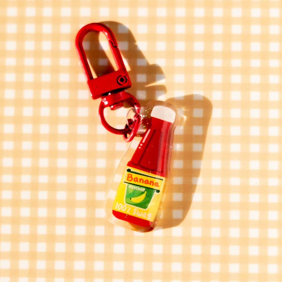 Banana Ketchup Acrylic Condiment Charm