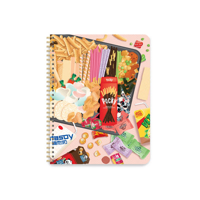 Sweets and Snacks Coil Bound Notebook