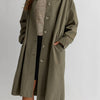 The Tay Coat | Classic Trench Coat with Latch Collar