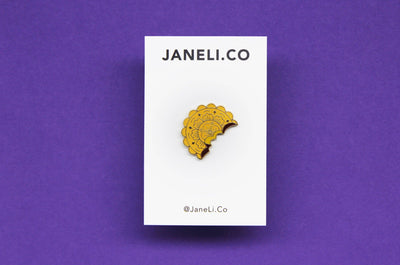 Mooncake Enamel Pin