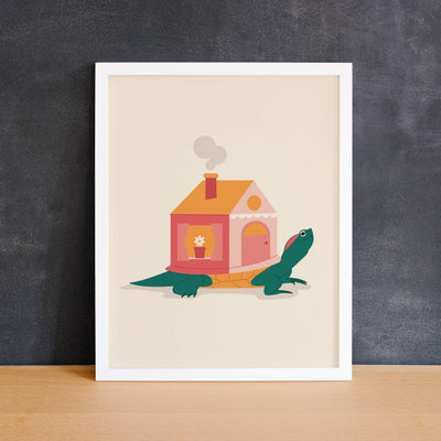 Mobile Home (Turtle) Art Print