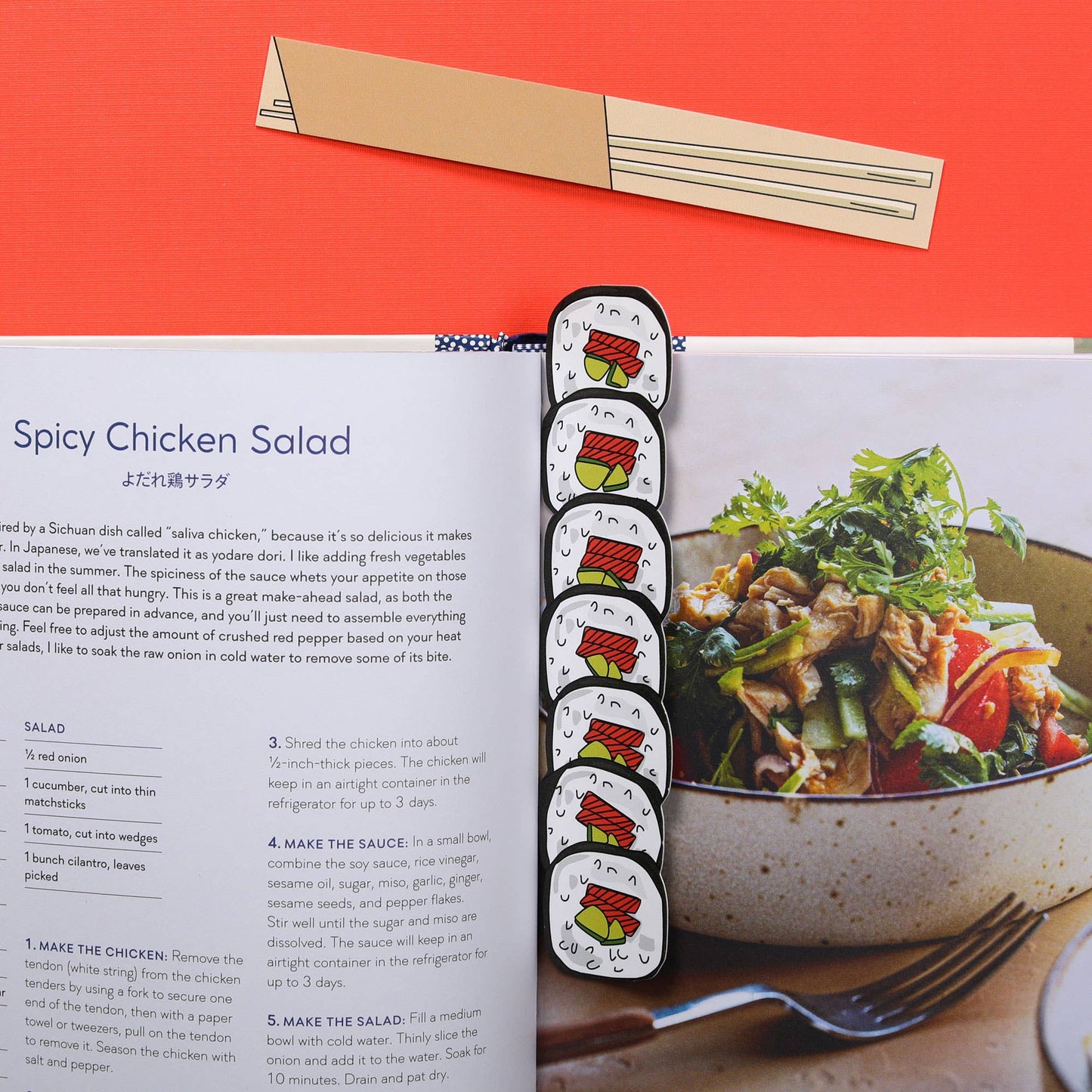 Sushi and Chopsticks Bookmarks