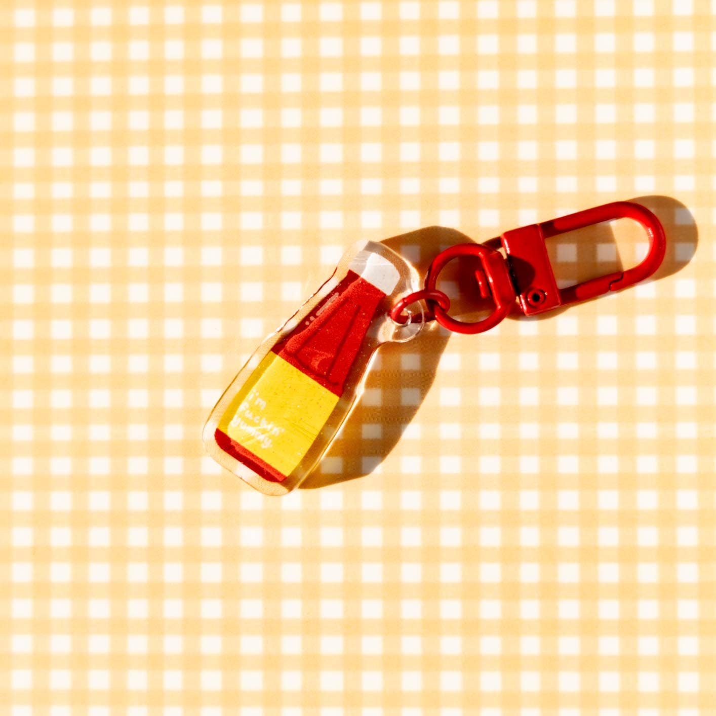 Banana Ketchup Acrylic Condiment Charm