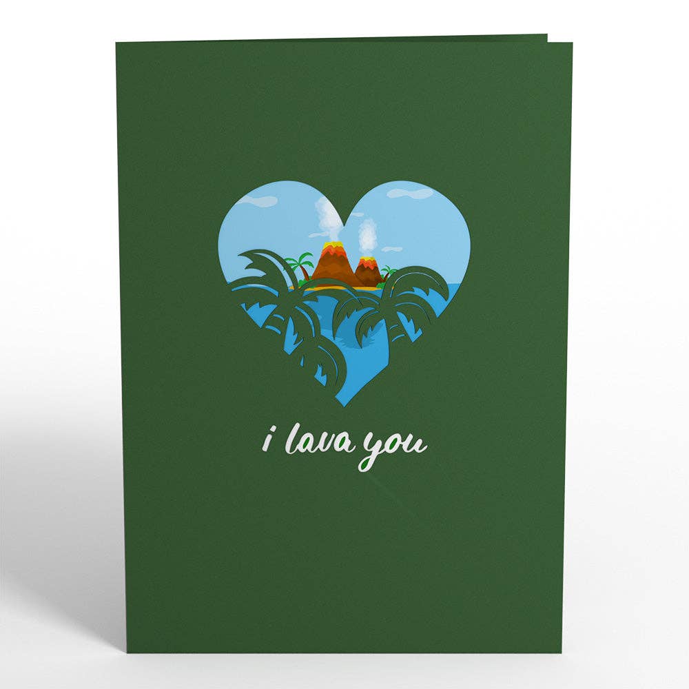 I Lava You Pop-Up Card