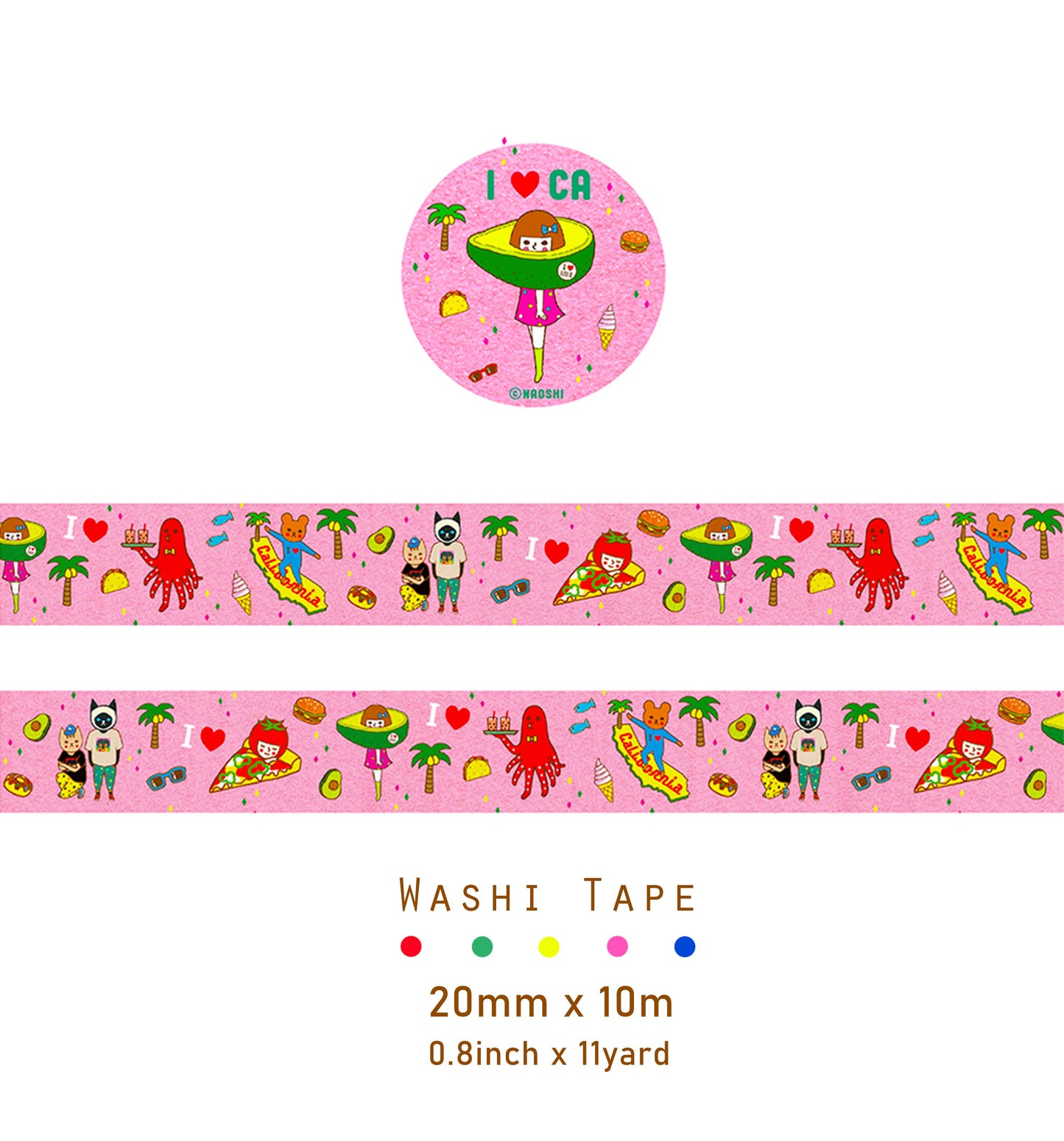 I love CA Washi Tape