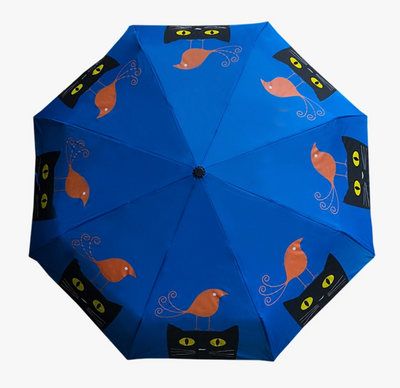 Bird on Cat Umbrella