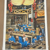 Cigar Making Factory Print