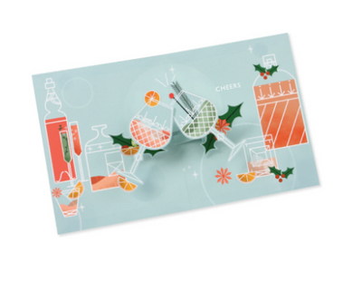 Holiday Spirits Pop Up Card