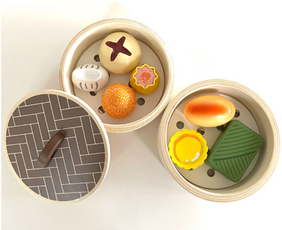 Wooden Dim Sum Toy Set