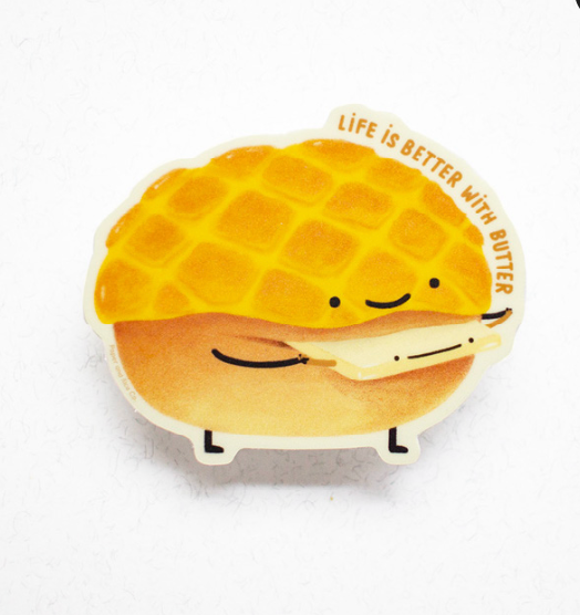 Life is Better with Butter Sticker