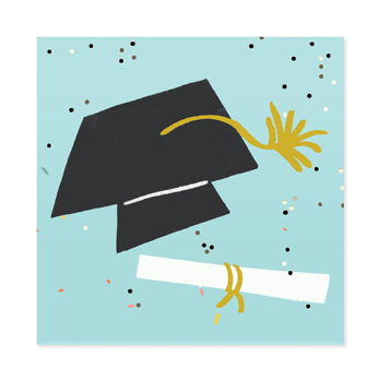 #Graduate! Pop Up Card