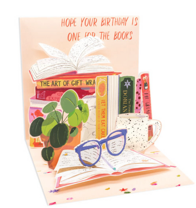 Literary Pop Up Card