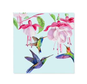 Hummingbirds Pop Up Card