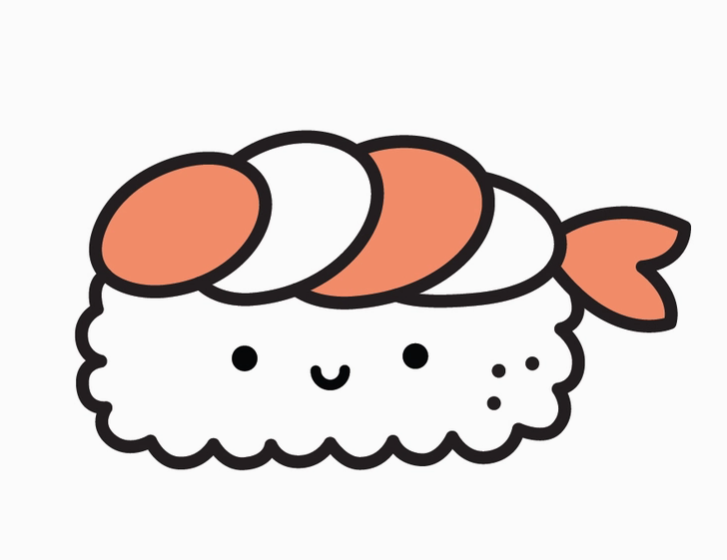 Ebi Sushi Sticker