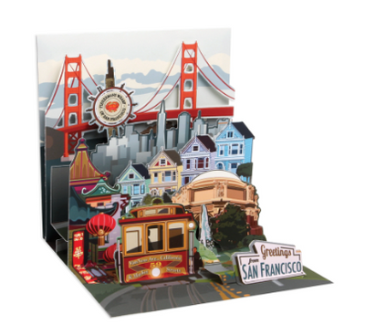 San Francisco Pop Up Card