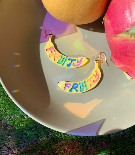 Fruity Banana Earrings