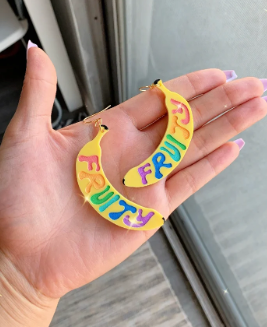 Fruity Banana Earrings