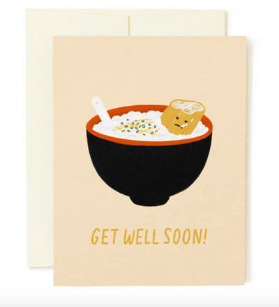 Get Well Congee Card