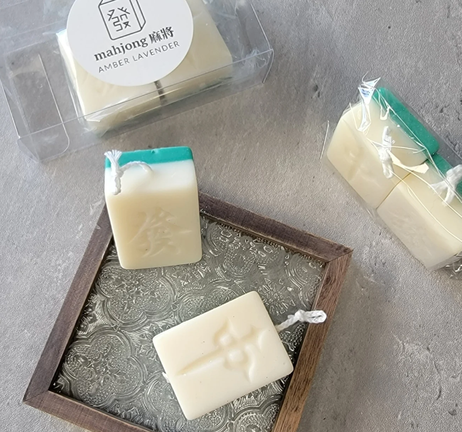 Mahjong Tile Candle Set