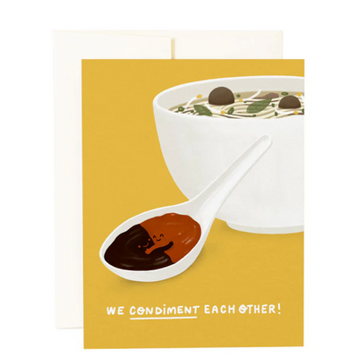 Condiment Each Other Card