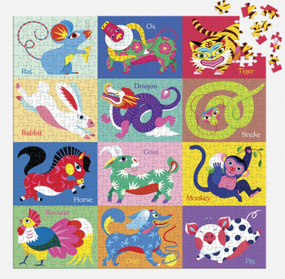 Chinese Zodiac 500 Piece Puzzle