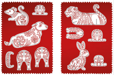 Press Out & Decorate: Chinese Zodiac