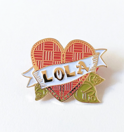 Lola Enamel Pin