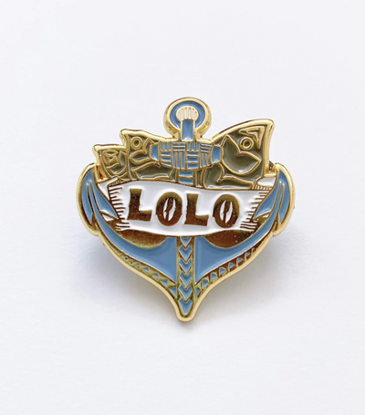 Lolo Enamel Pin