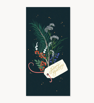 Winter Foliage Pop Up Card