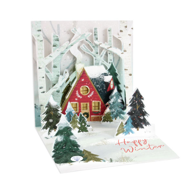 Holiday A Frame Pop Up Card